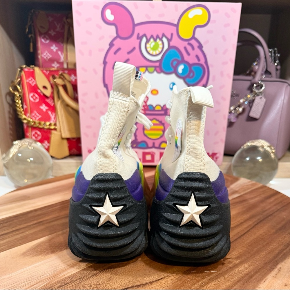 Converse Run Star Motion CX Pride Rainbow High-Top Sneakers - Picture 9 of 11